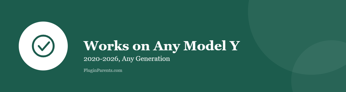 Works on Any Model Y 2020-2026