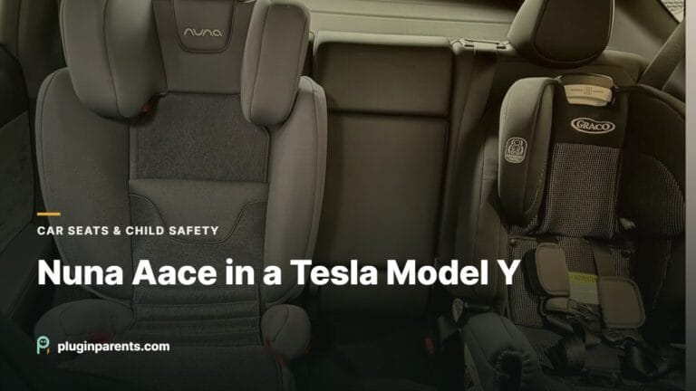Nuna Aace in a Tesla Model Y