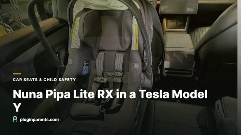 Nuna Pipa Lite RX in our Tesla Model Y