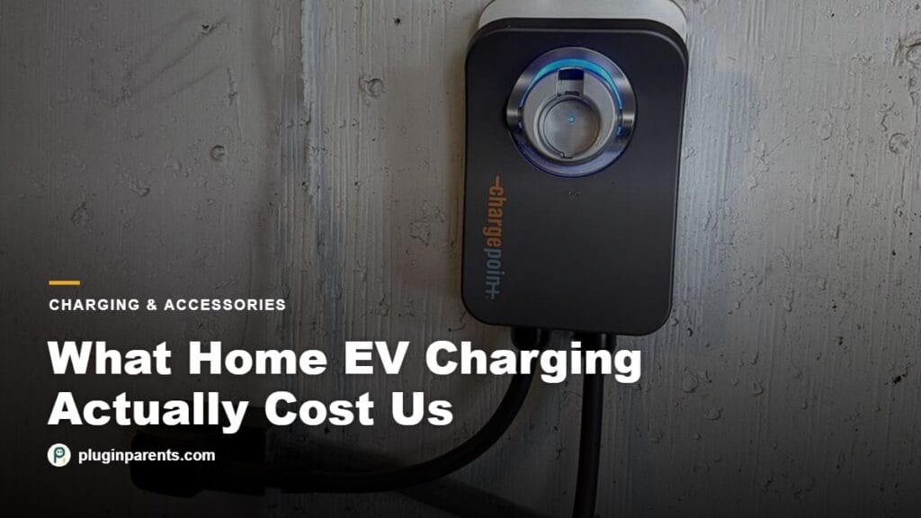 ChargePoint Home Flex EV charger mounted on a garage wall