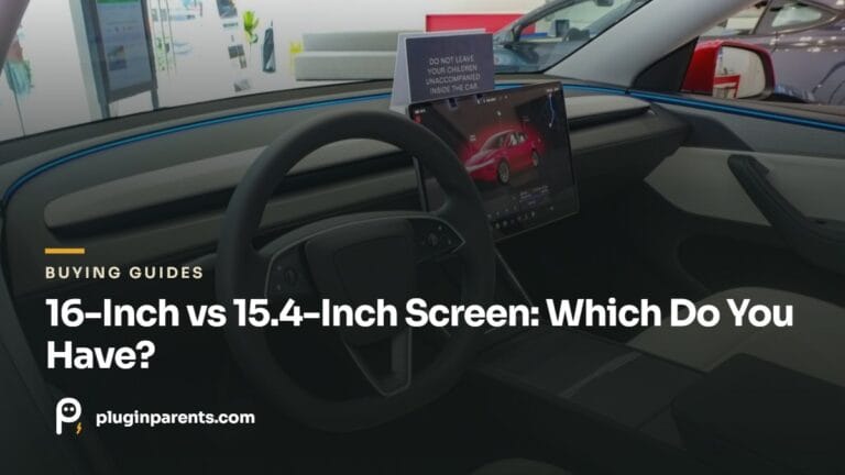 Tesla Model Y 16-inch vs 15.4-inch screen