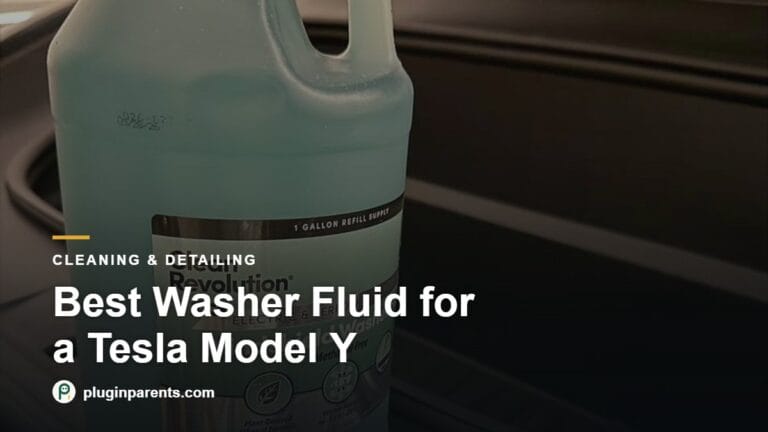 Clean Revolution EV washer fluid in our Tesla Model Y frunk