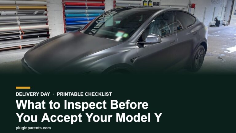 Tesla Model Y delivery checklist: what to inspect before you accept