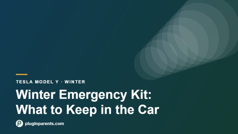 Tesla Model Y winter emergency kit: what to keep in the car